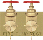 Two-Way Flush Fire Pump Test Connections