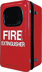 Fire Extinguisher Fiberglass Storage Cabinets