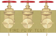 Three-Way Flush Fire Pump Test Connections