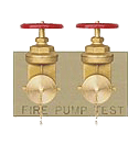 Two-Way Fire Pump Test Connection